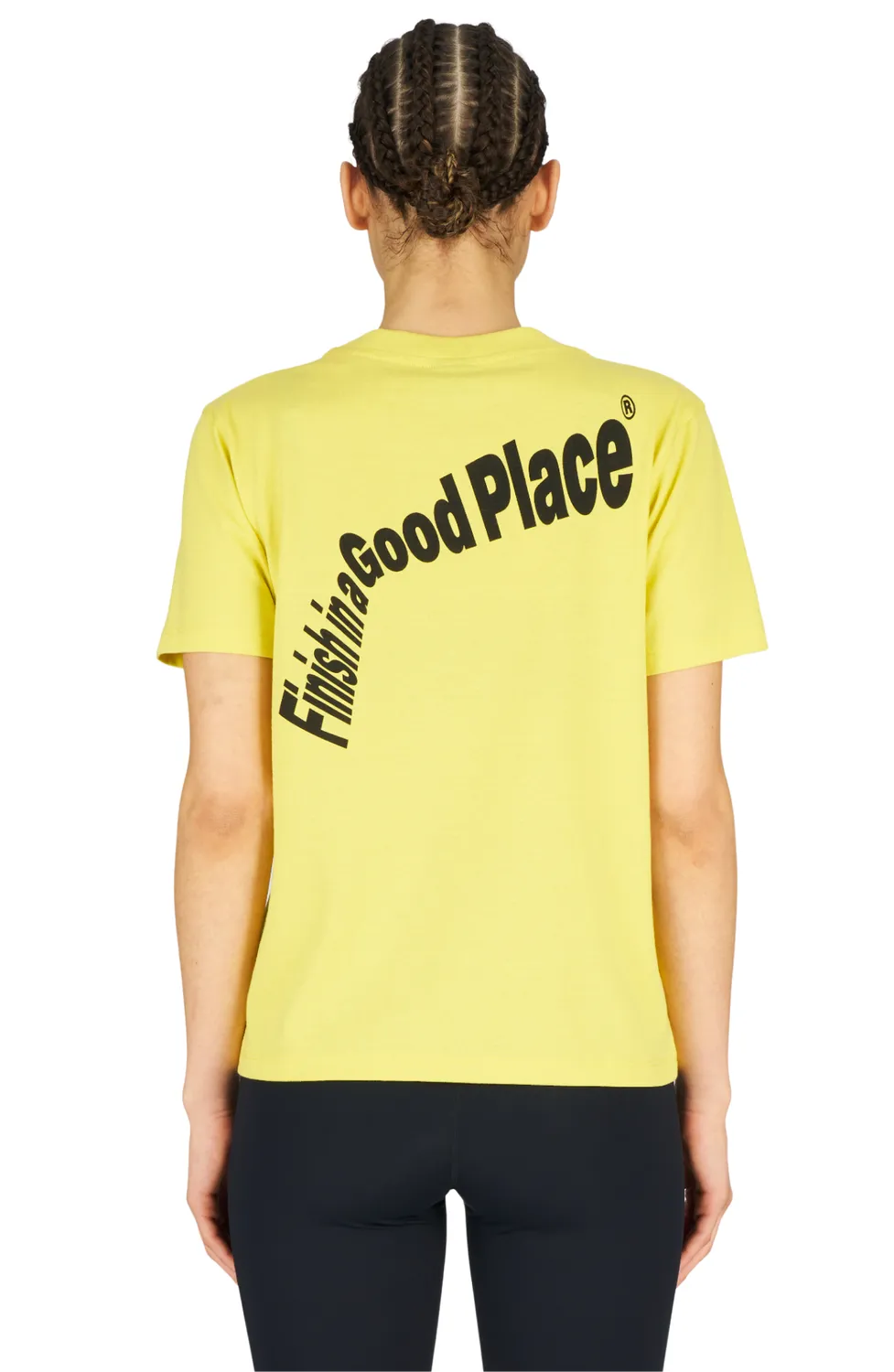 UNNA Skewed Tee W T-Shirt Jell-O Yellow Baumwolle