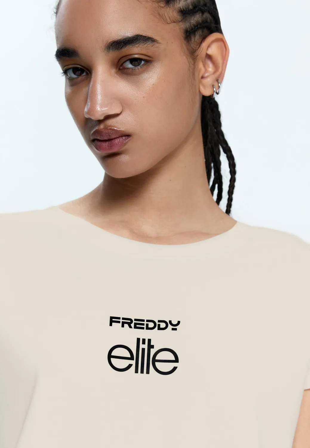 Freddy Elite T-Shirt Crystal Gray beidseitig