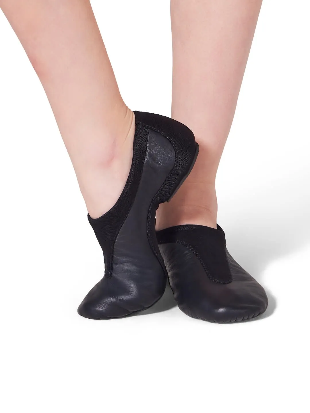 Capezio Vibe VIB100C Jazzschuhe Schwarz Kinder Leder