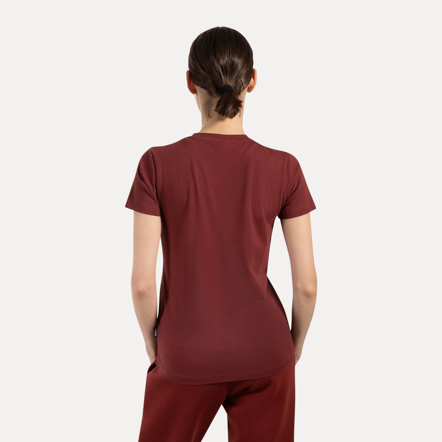 Smilodox Laurena T-Shirt Damen Schwarz Regular Fit