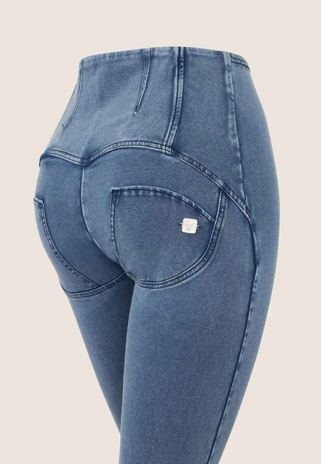 Freddy WR.UP Jeggings 7/8 Superskinny Mittelblau