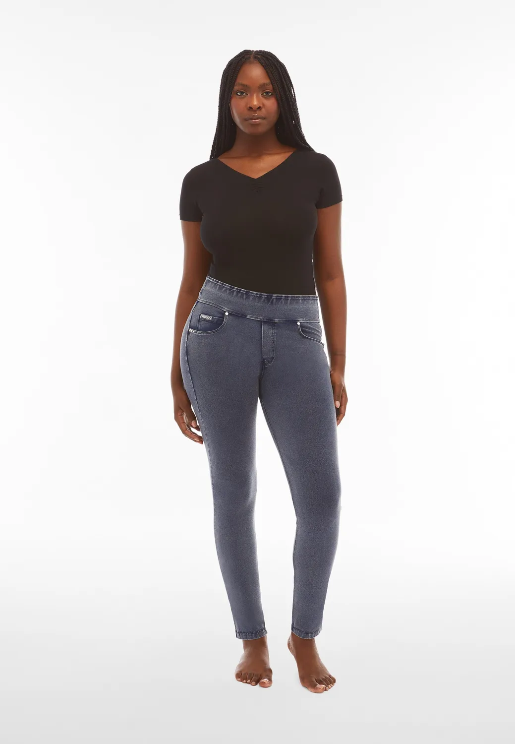 Freddy N.O.W. Skinny Jeans J0B Dark Jeans Strass