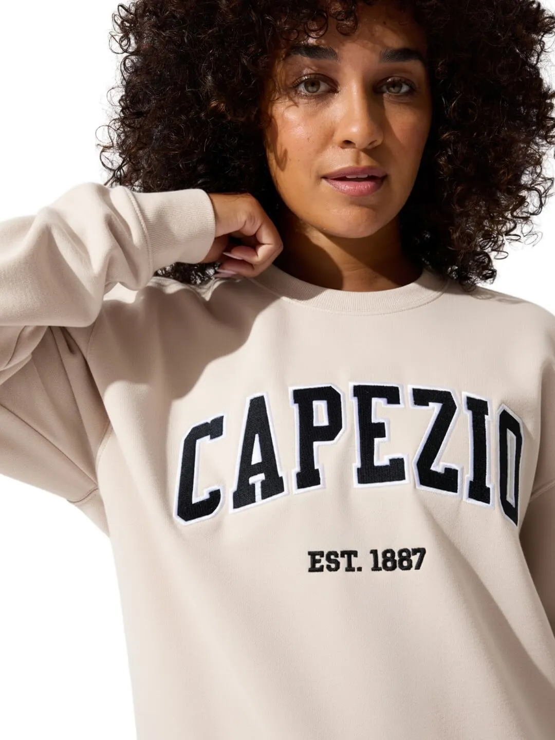 Capezio Street Style F6005U Sweatshirt Oatmeal Baumwolle