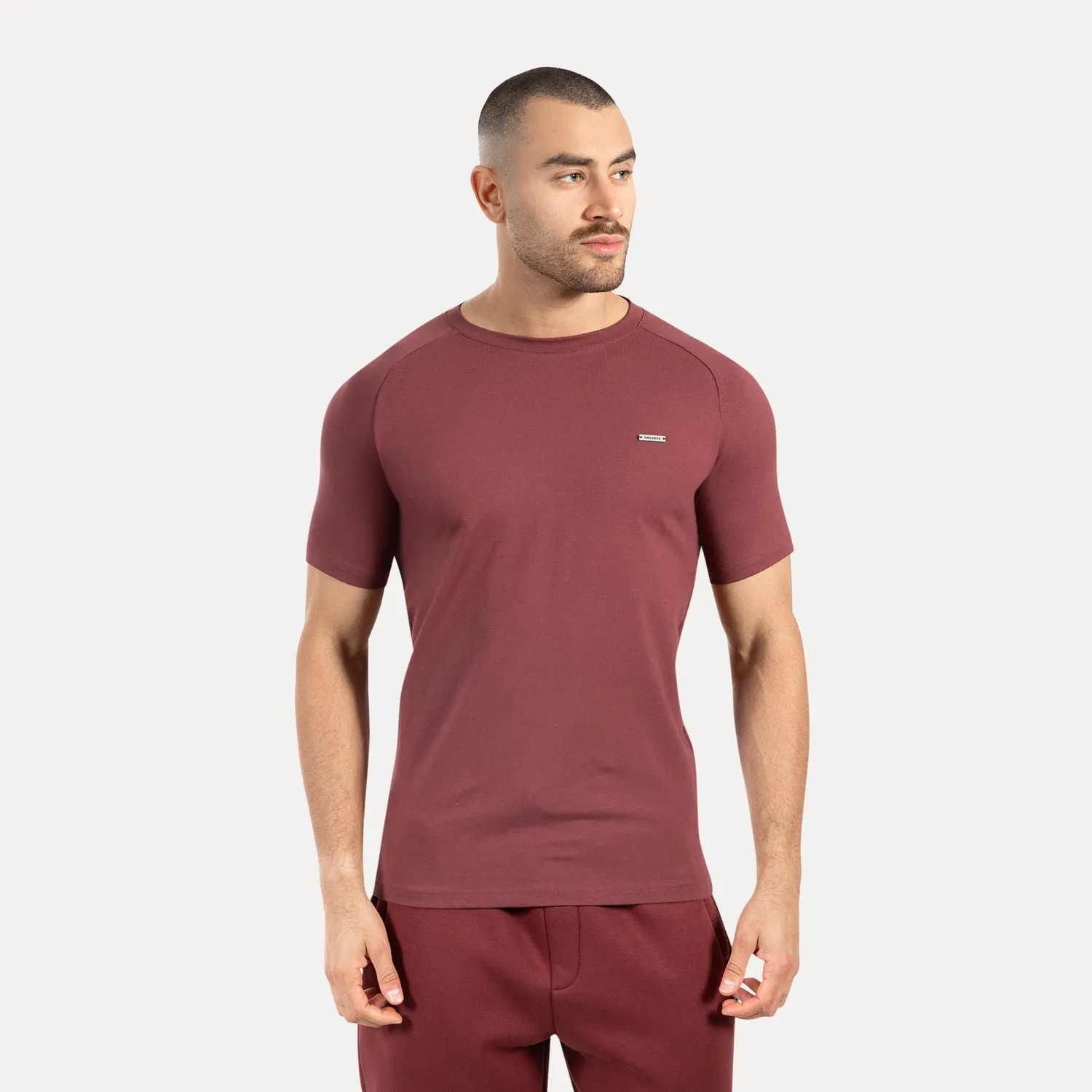 Smilodox Lunara Thilo T-Shirt Schwarz Slim Fit