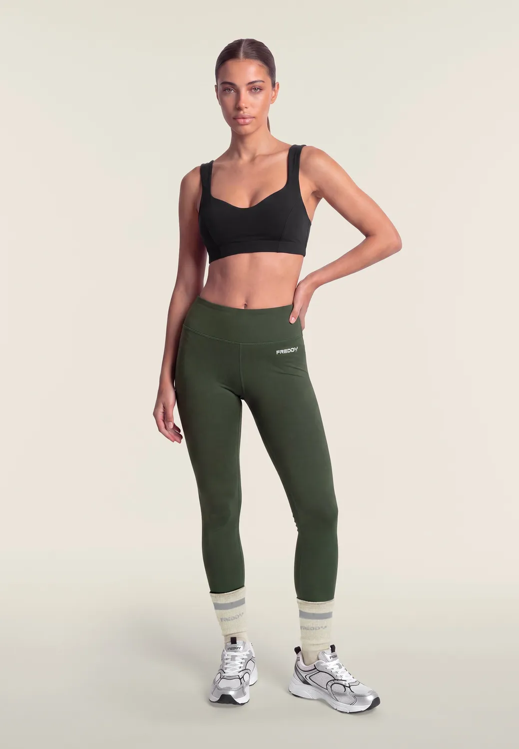 Freddy 7/8 Leggings Hoher Bund Potent Purple