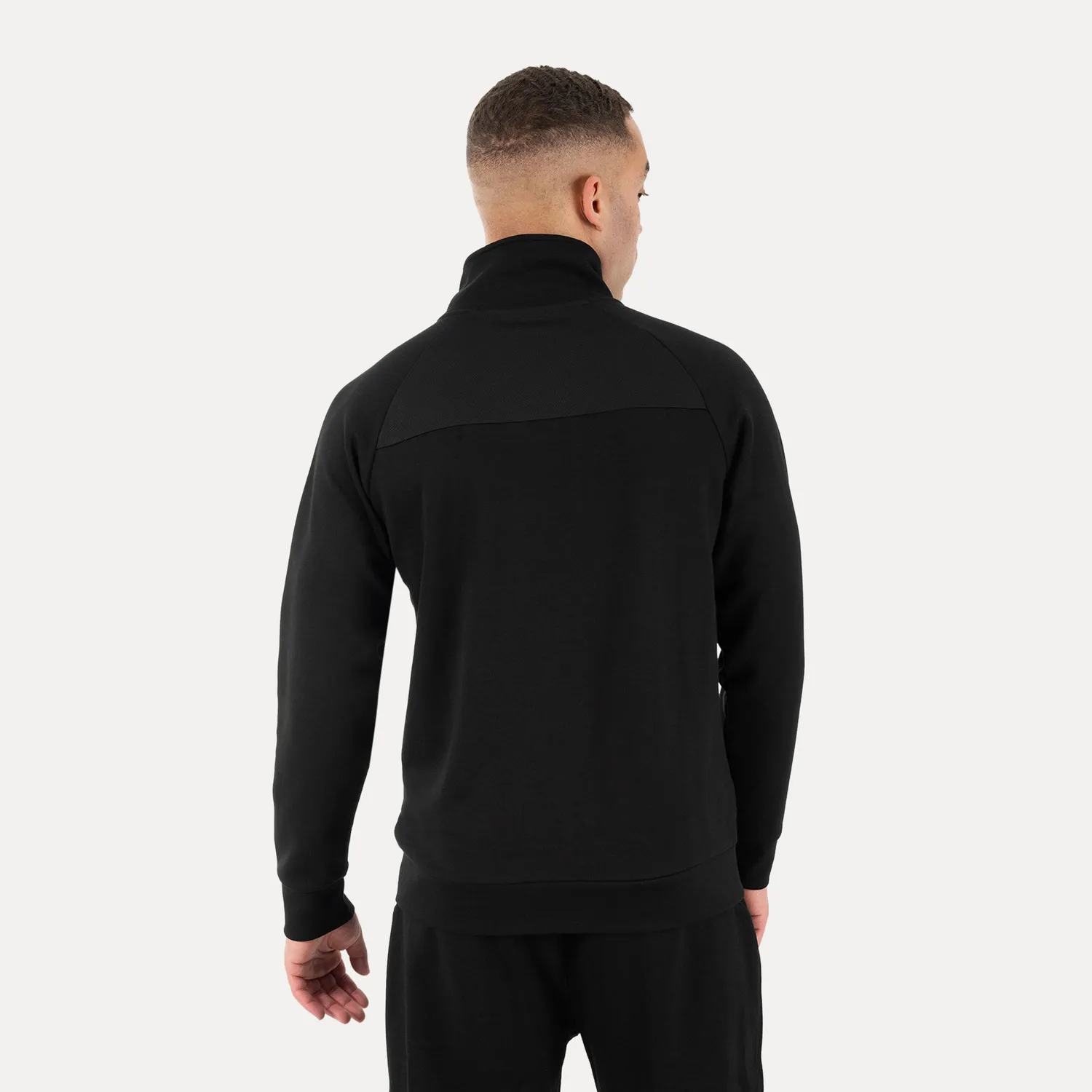Smilodox Basic Denzo Trainingsjacke Schwarz Herren atmungsaktiv