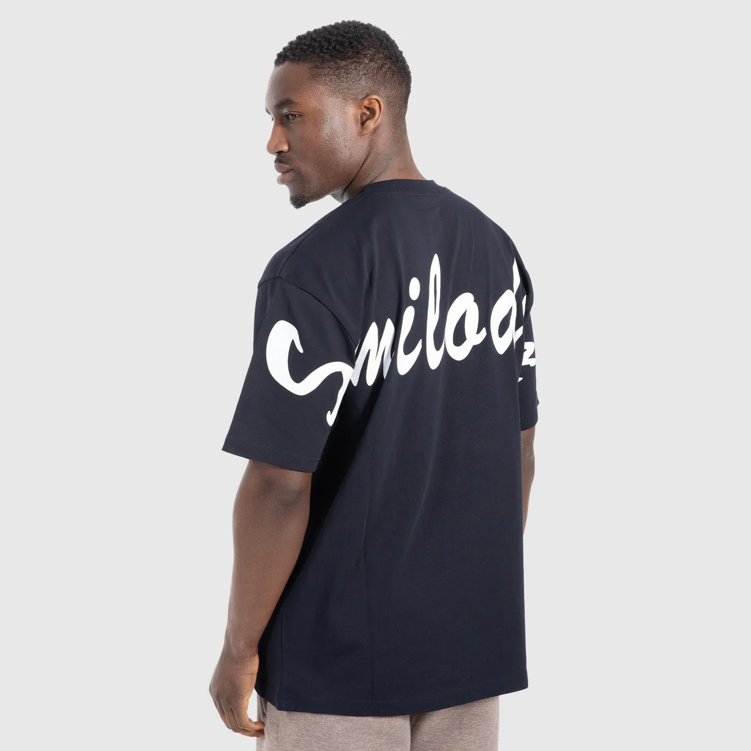 Smilodox Carnos Liquid Brail T-Shirt Schwarz Oversize