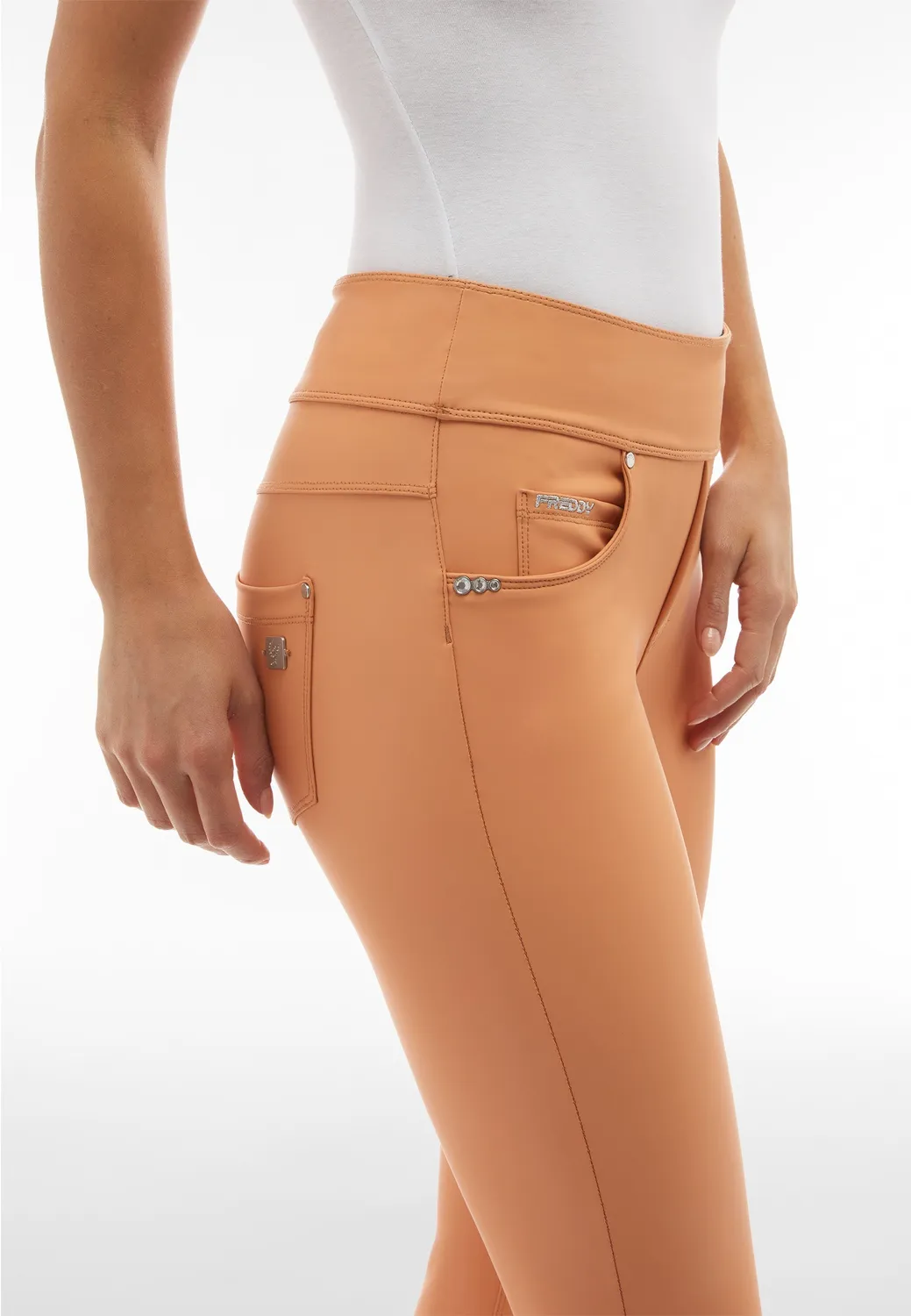 Freddy N.O.W. Superskinny Leggings schwarz Kunstleder