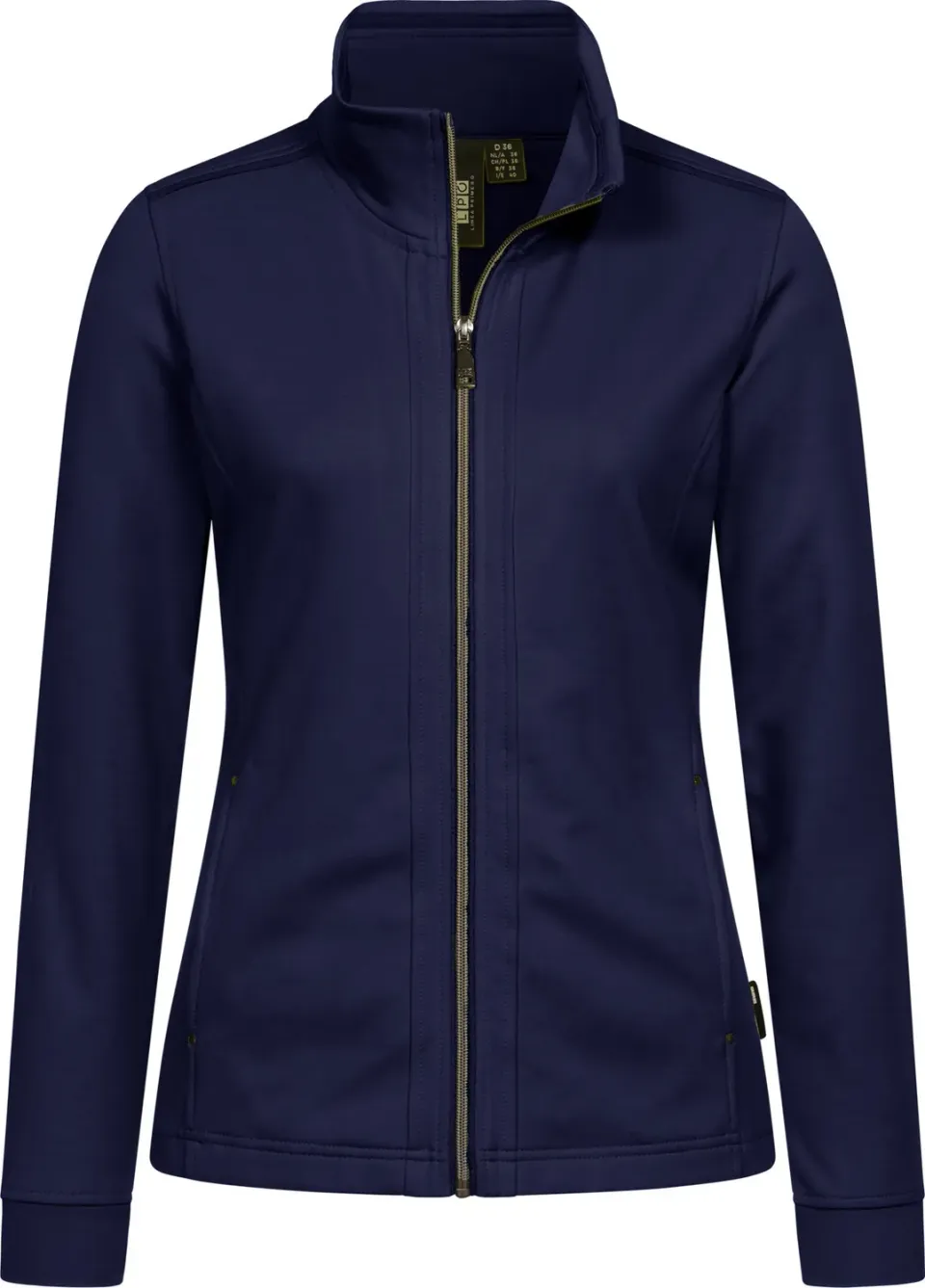 LPO Abby Sweatjacke Damen blau tailliert