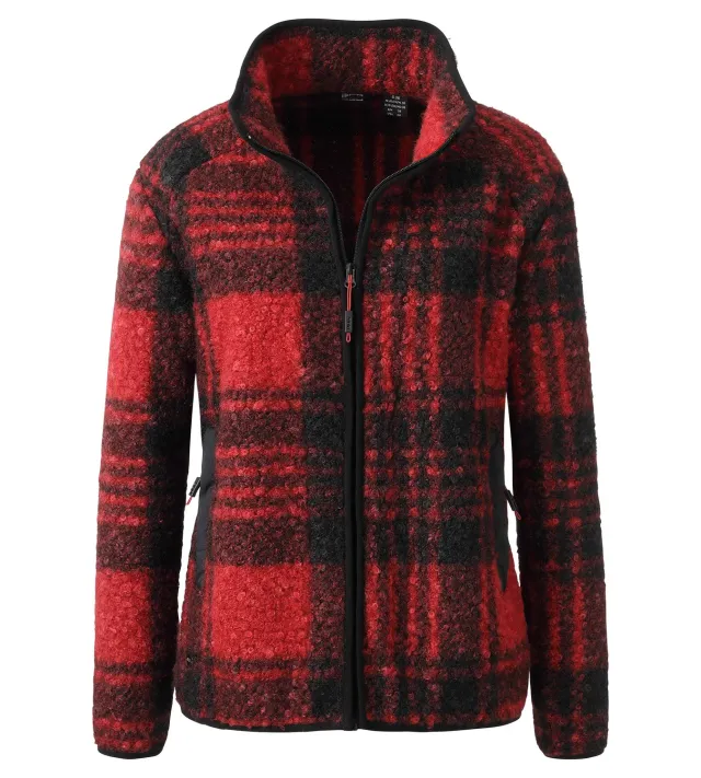 LPO Rhonda Fleecejacke rot wärmend