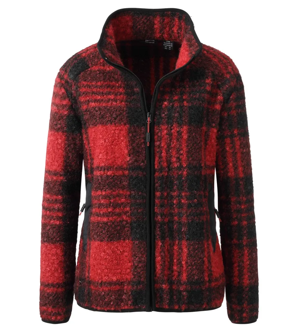 LPO Rhonda Fleecejacke rot wärmend