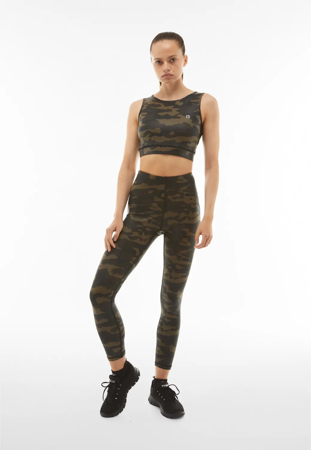 Freddy SuperFit 7/8 Leggings Camouflage Tasche atmungsaktiv