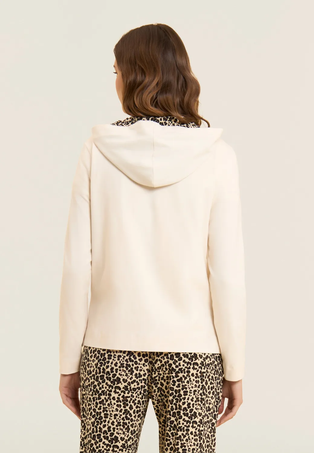 Freddy Zip-Hoodie Animalier-Futter Nero M