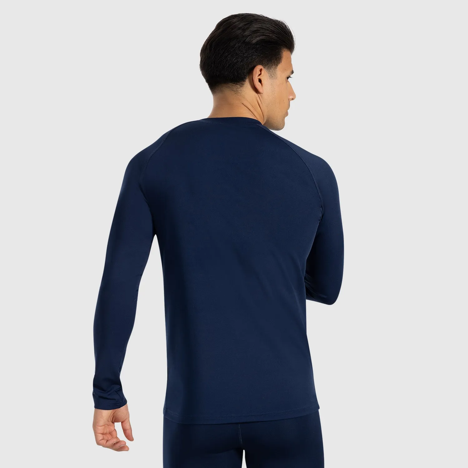 Smilodox Zeyn Longsleeve Schwarz Herren Langarm