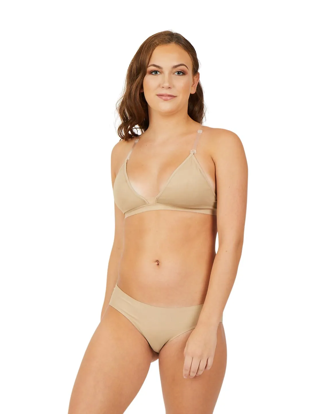 Capezio 3777T BH Mädchen Nude Tiefer Rücken
