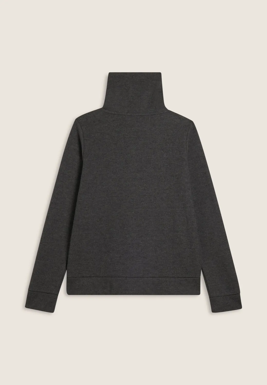 Freddy Damen Sweatjacke Full-Zip Grau Meliert warm