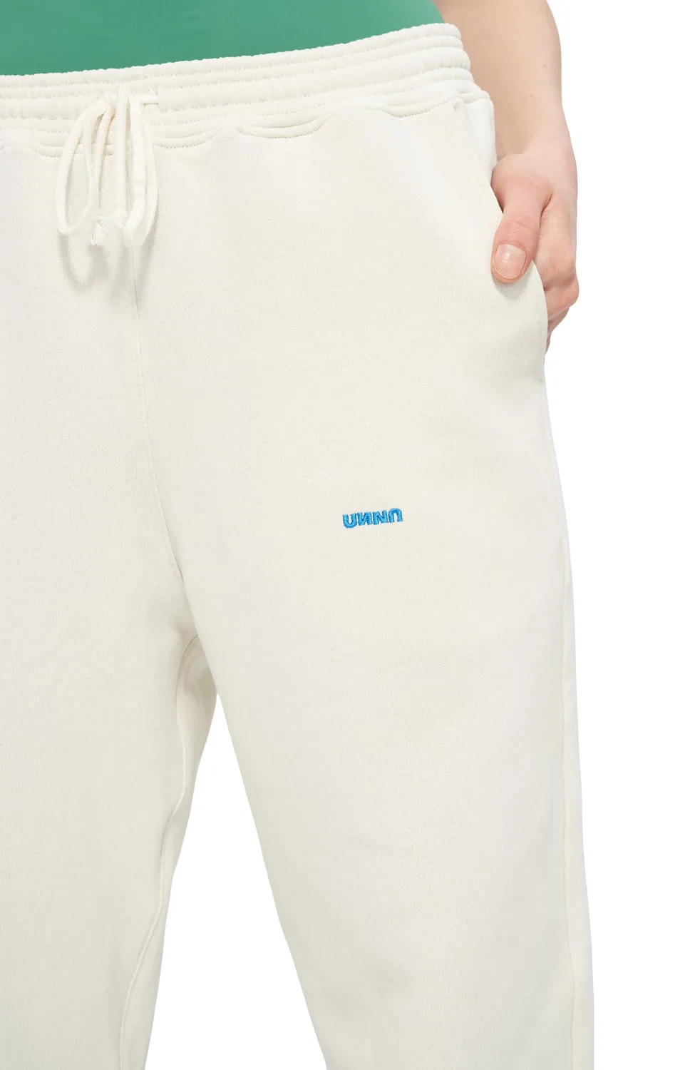 UNNA Slow Motion Joggers Jogginghose Vanilla White