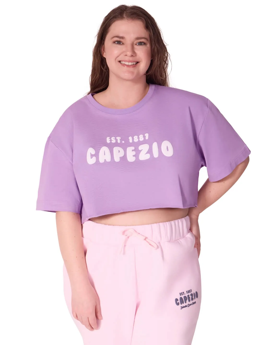 Capezio Jet Setter Essence Box Tee Shirt Schwarz cropped
