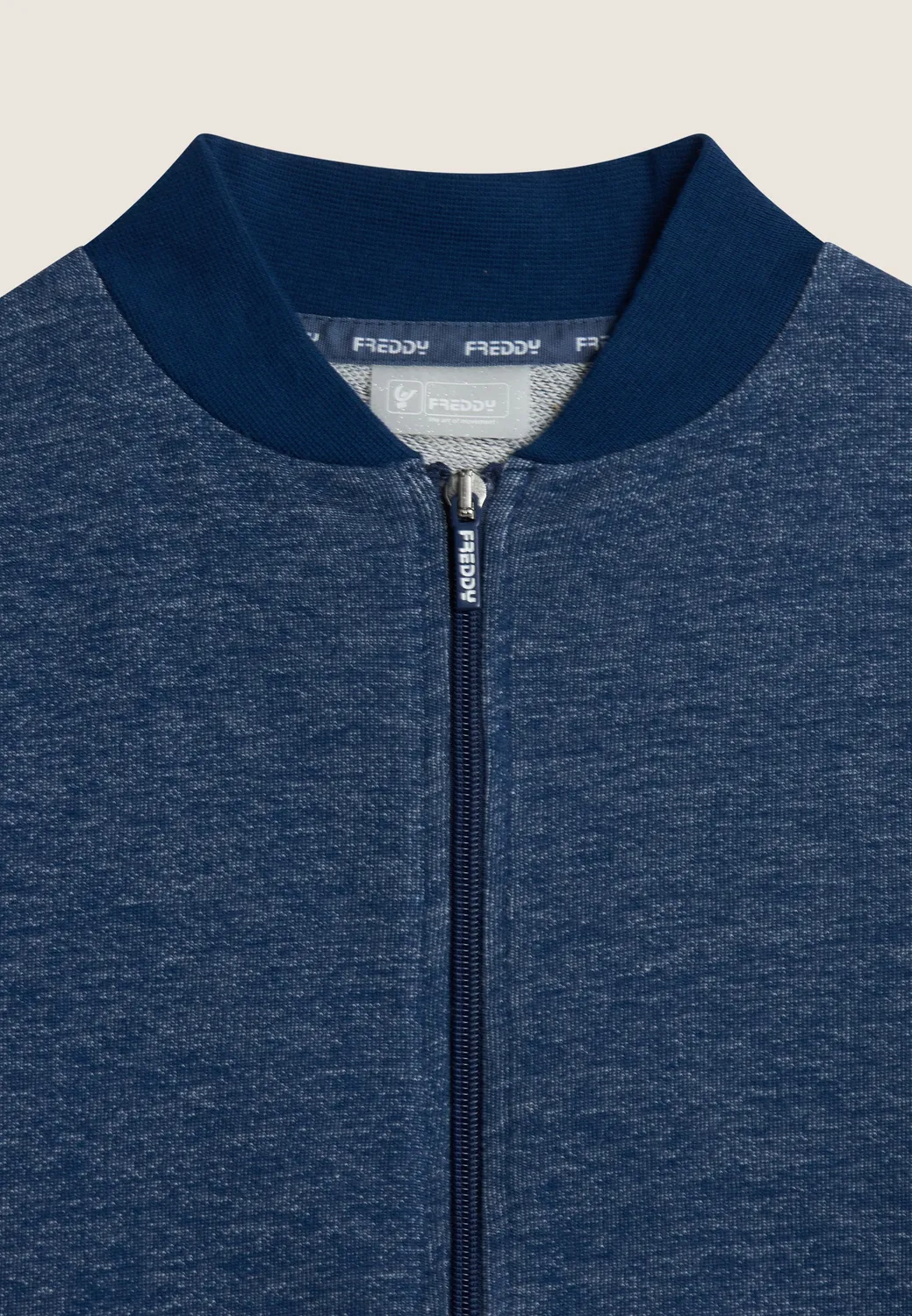 Freddy Kinder Sweatjacke Denim Mélange Zip Multicolor fürs Training