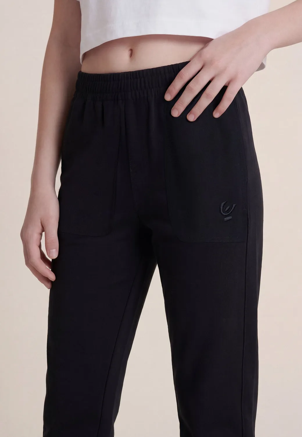 Freddy Sporthose Mädchen Schwarz Regular mit Taschen