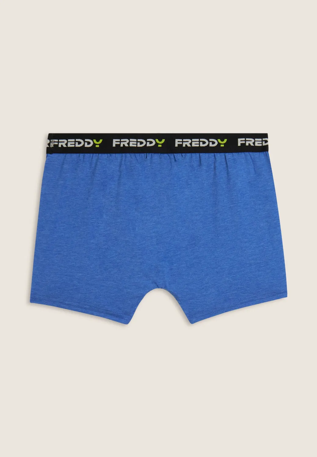 Freddy Jacquard Boxer Herren Blu Navy kurzer Schnitt Baumwolle
