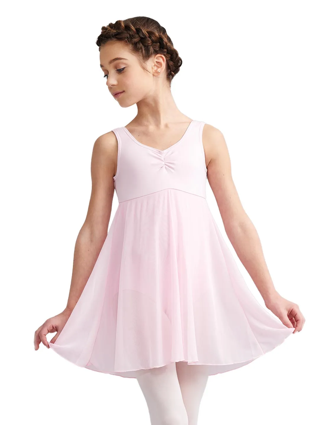 Capezio 3968C Empire Kleid Mädchen Pink Rock