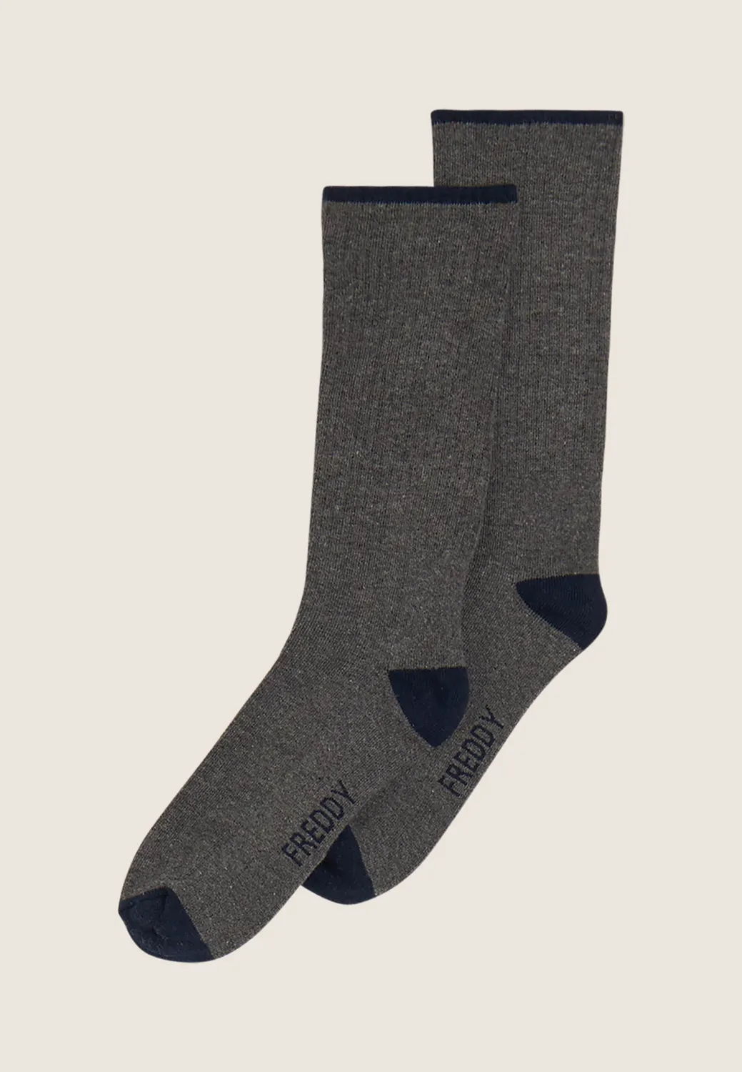Freddy Socken halblang Ripp schwarz 35-39