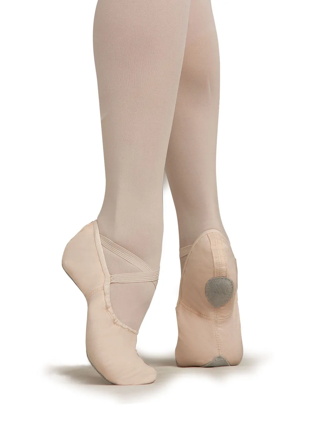 Capezio Cobra U2030 Ballettschläppchen Hellrosa M Canvas