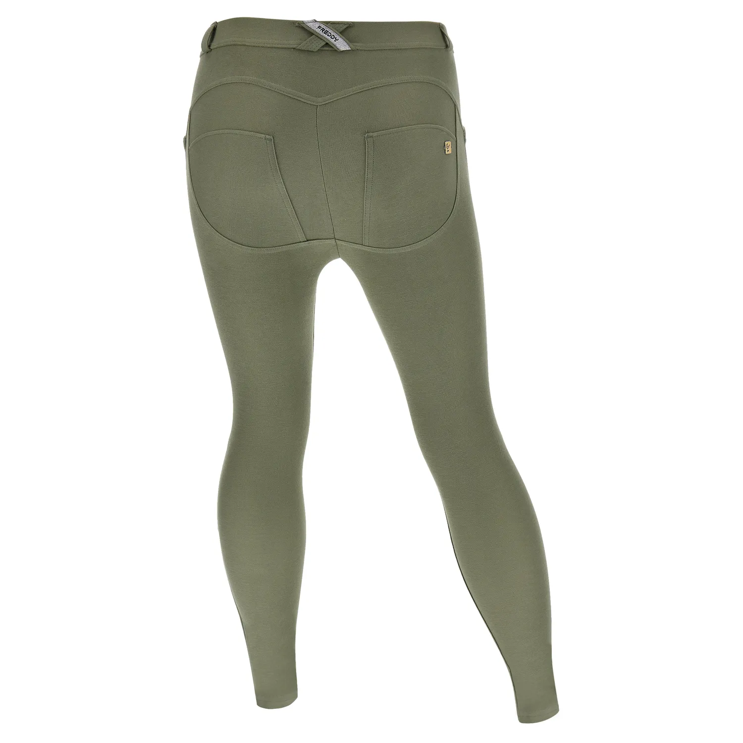 Freddy WR.UP Curvy Jersey Drill Leggings Schwarz formend