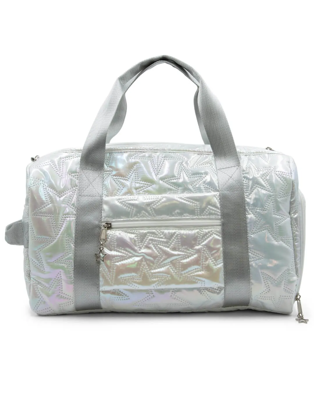 Capezio Street Style B323 Travel Duffle Metallic Silber wasserdicht
