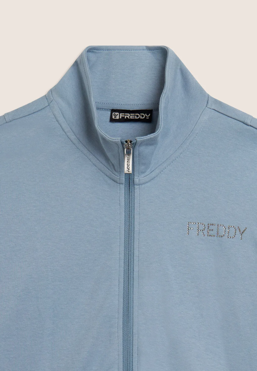 Freddy Trainingsanzug Damen Schwarz Strass