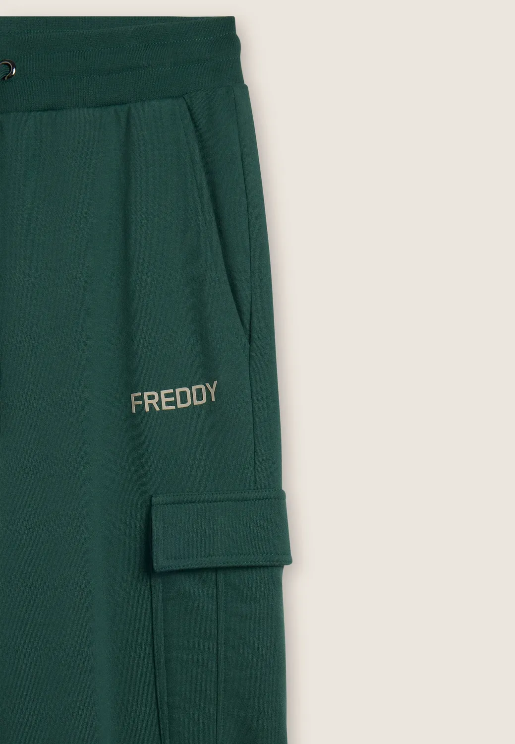 Freddy Cargo-Sweathose Herren Blau Baumwolle Beintasche
