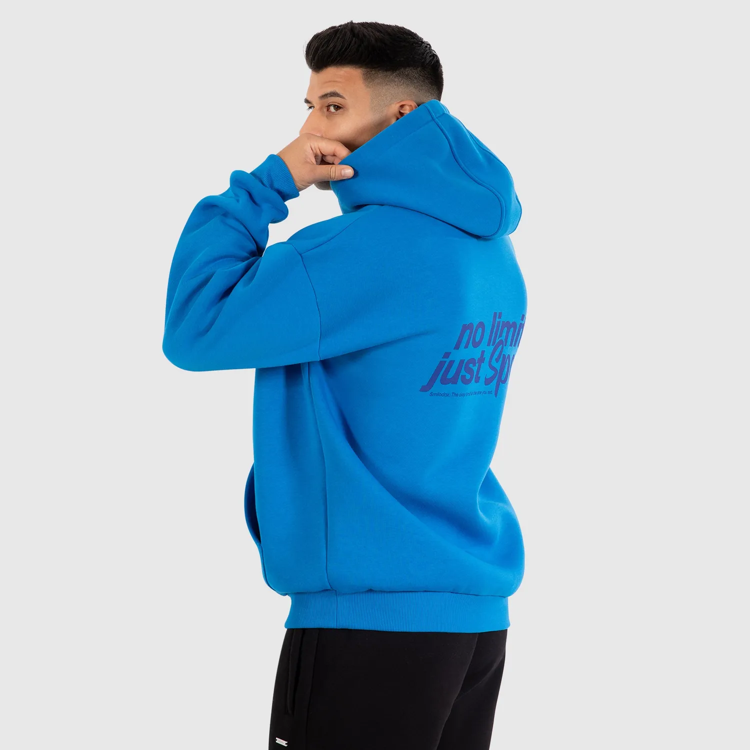 Smilodox Sorea Fortes Hoodie Schwarz Oversize