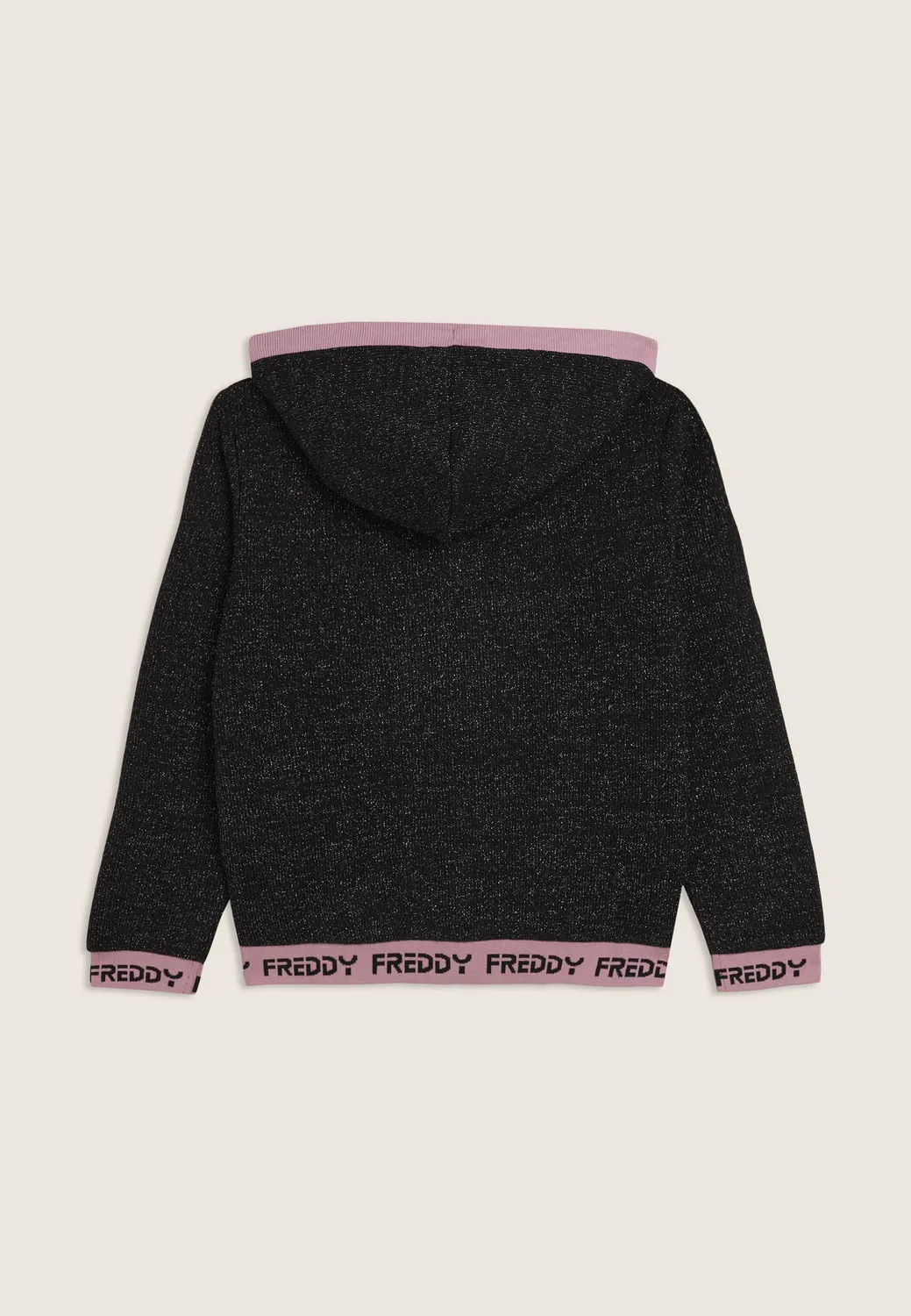 Freddy Junior Hoodie Schwarz Lurex Gr. 4-16 Jahre