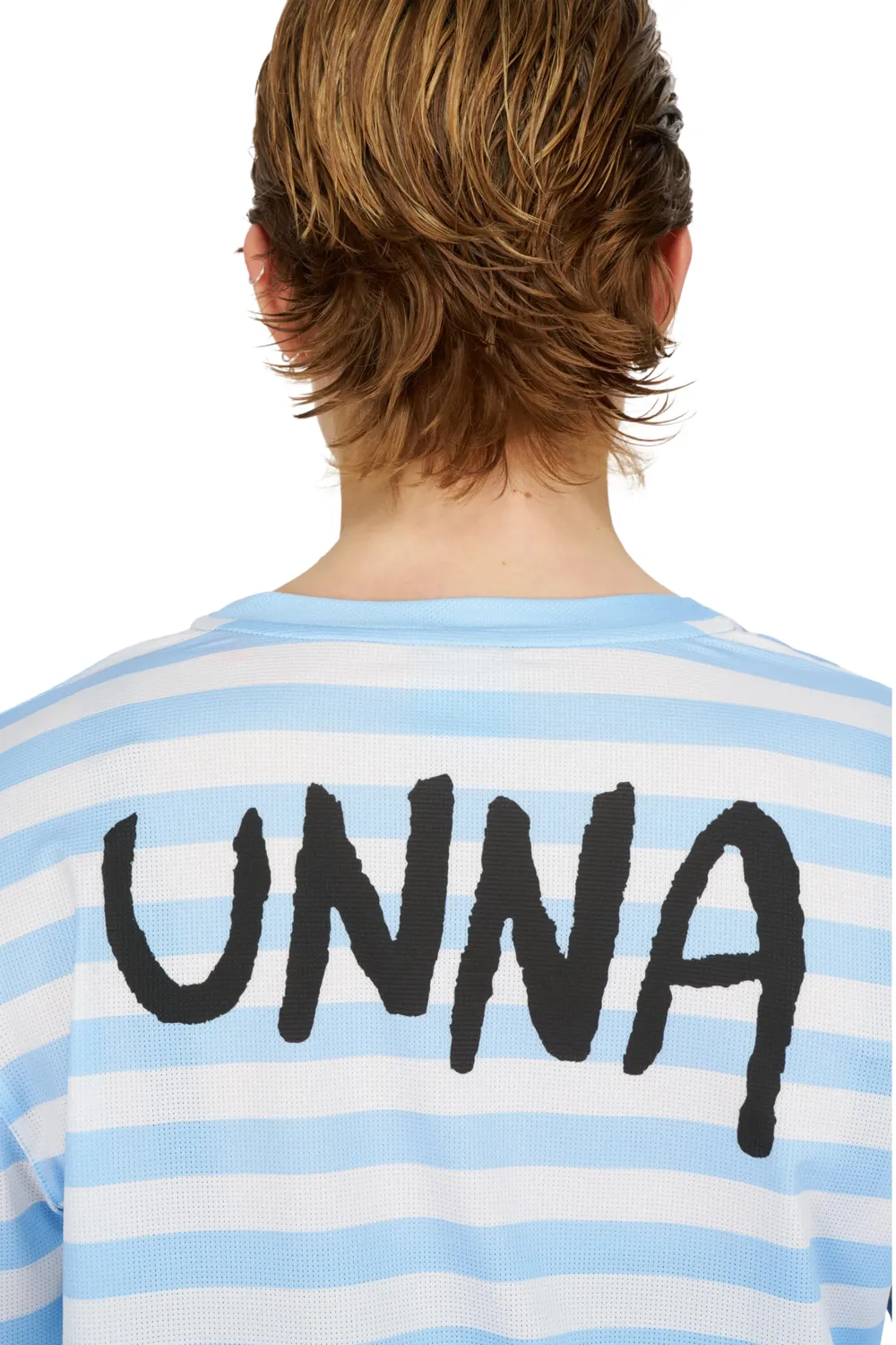 UNNA Striped LS W Langarmshirt Baby Blue Streifen