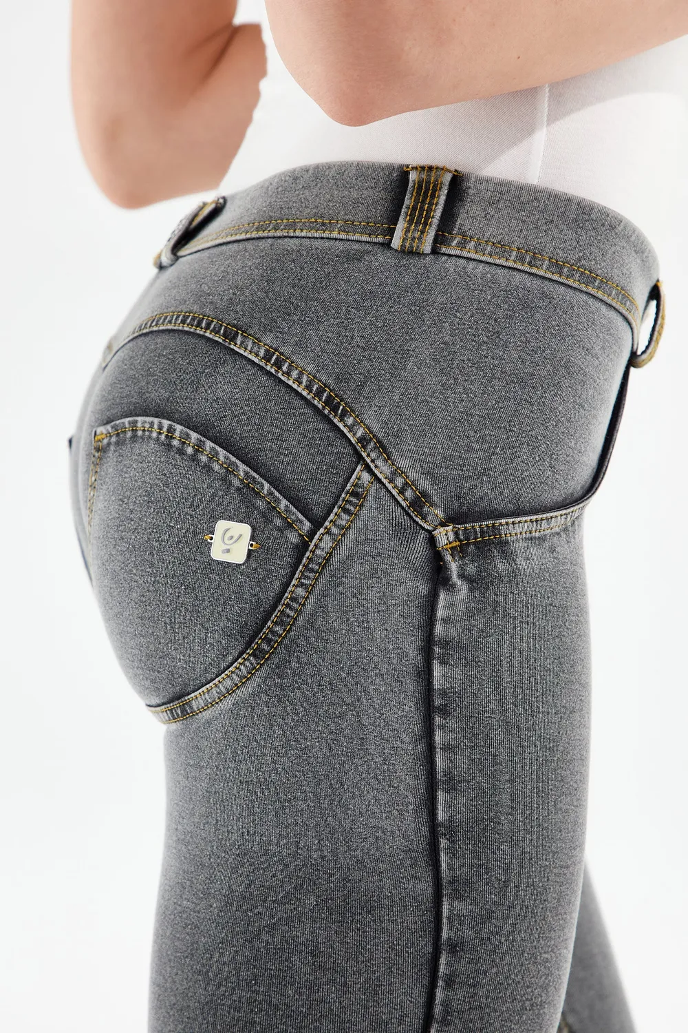 Freddy WR.UP Skinny Jeans Hellblau Shaping Denim