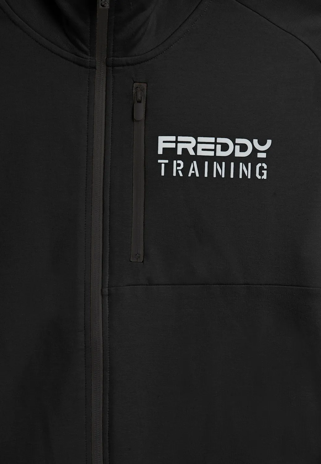 Freddy Full-Zip Hoodie Schwarz Taschino Regular Fit