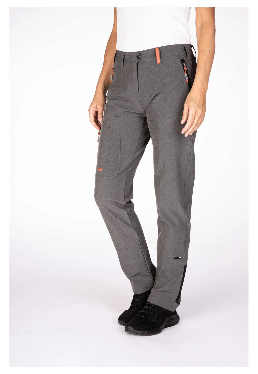 LPO Mary Softshellhose Damen grau winddicht