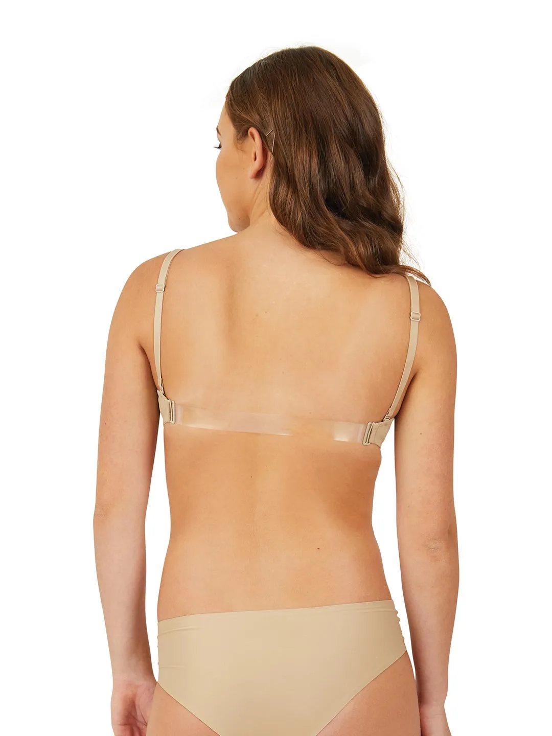 Capezio 3767W Show-BH Nude Bügel transparent