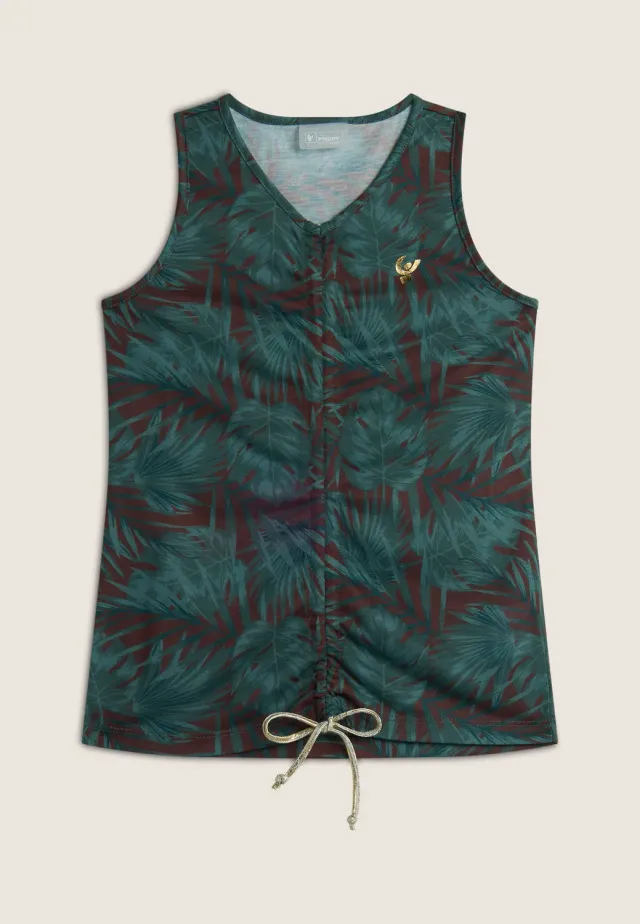 Freddy Tropical Top Mädchen multicolor gerafft