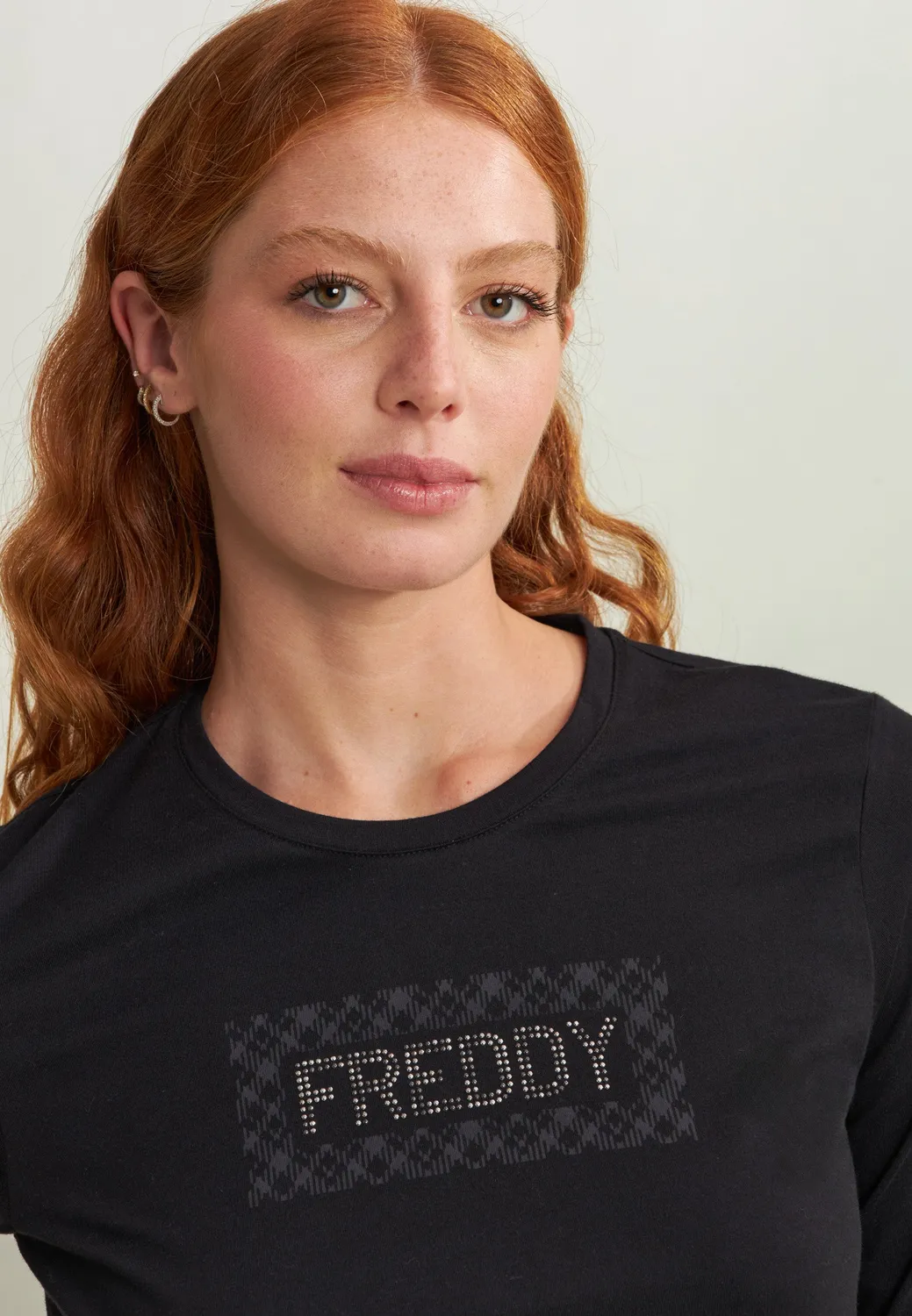 Freddy Dept Langarmshirt Comfort Turbulence gemustert