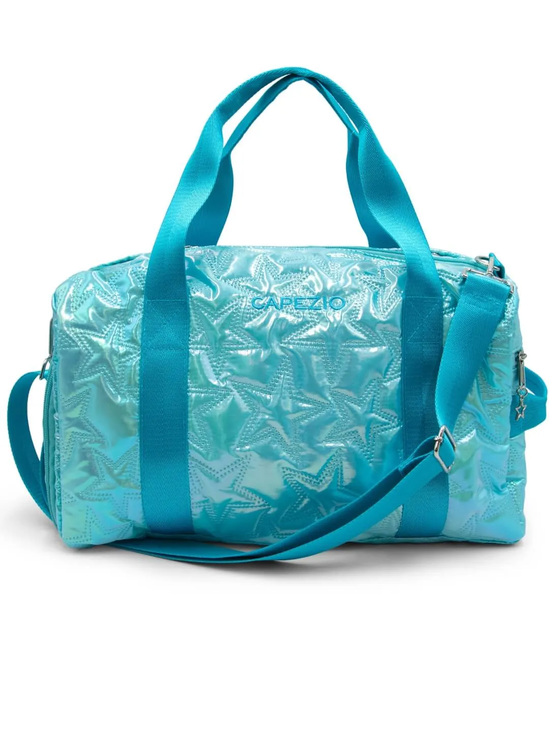 Capezio Street Style B323 Travel Duffle Metallic Silber wasserdicht