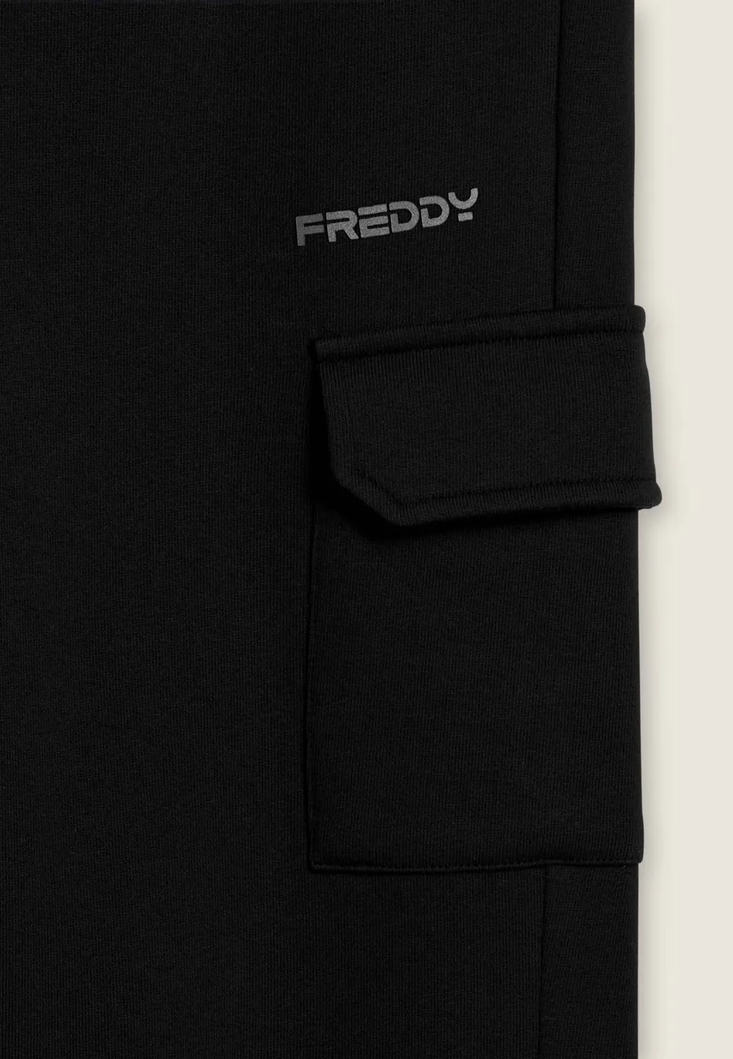 Freddy Cargo Jogginghose Herren Baumwolle Jet Black