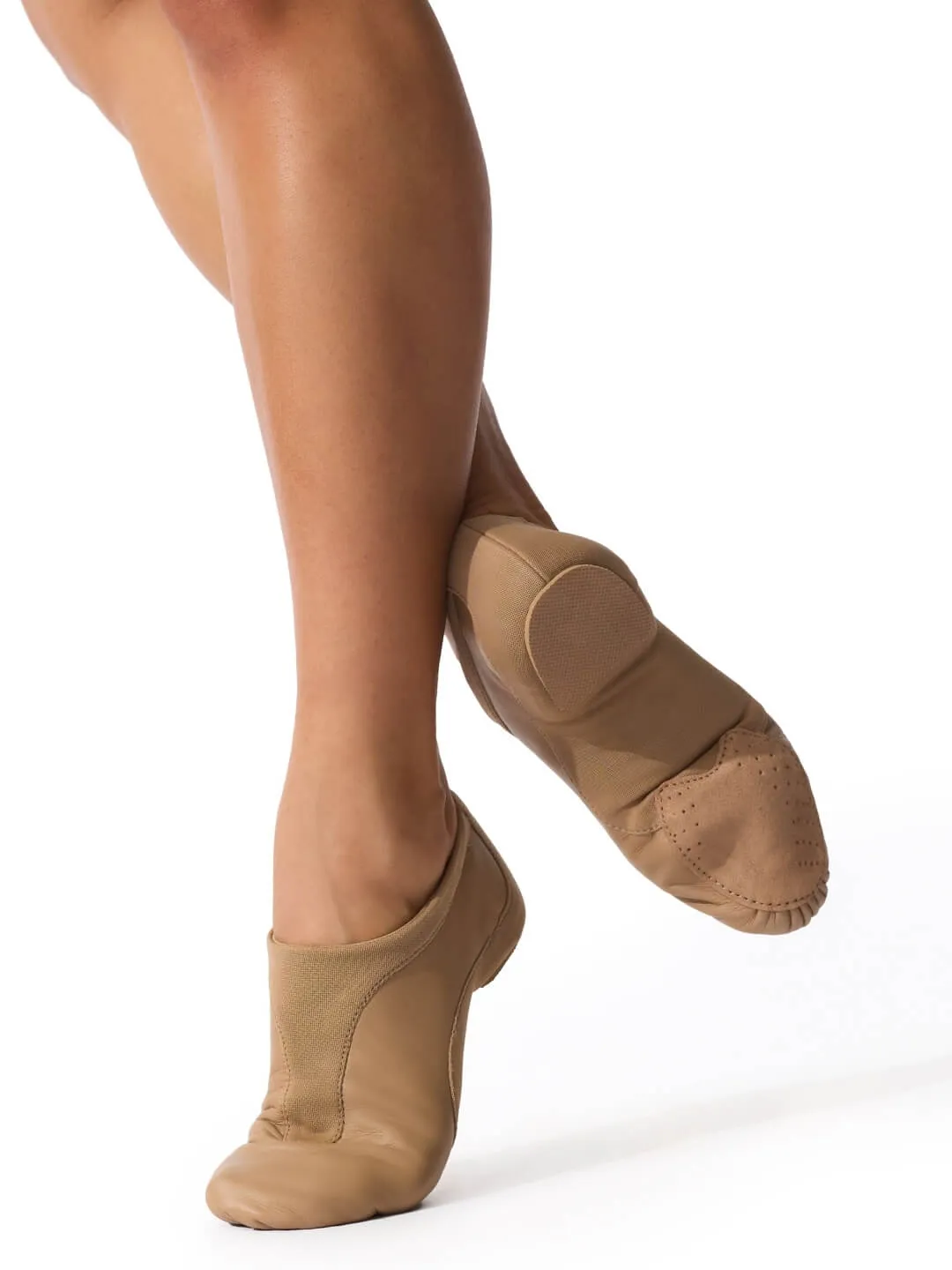 Capezio Vibe VIB100 Jazzschuh Caramel Leder