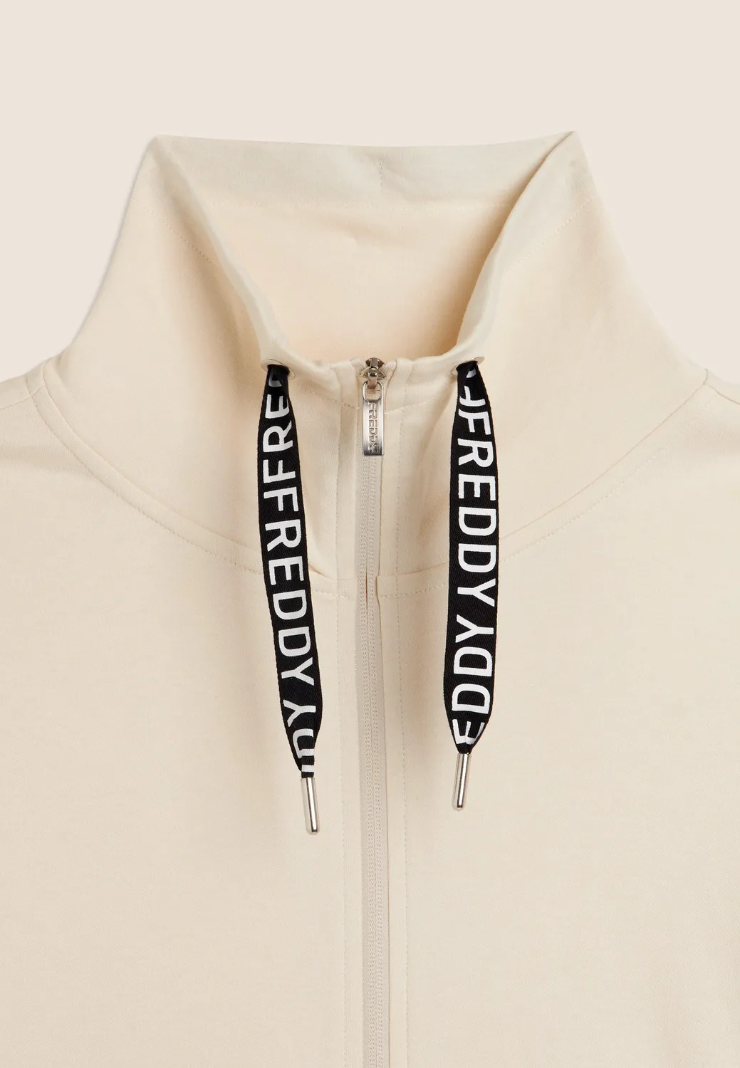Freddy Zip Trainingsanzug Damen schwarz Baumwolle