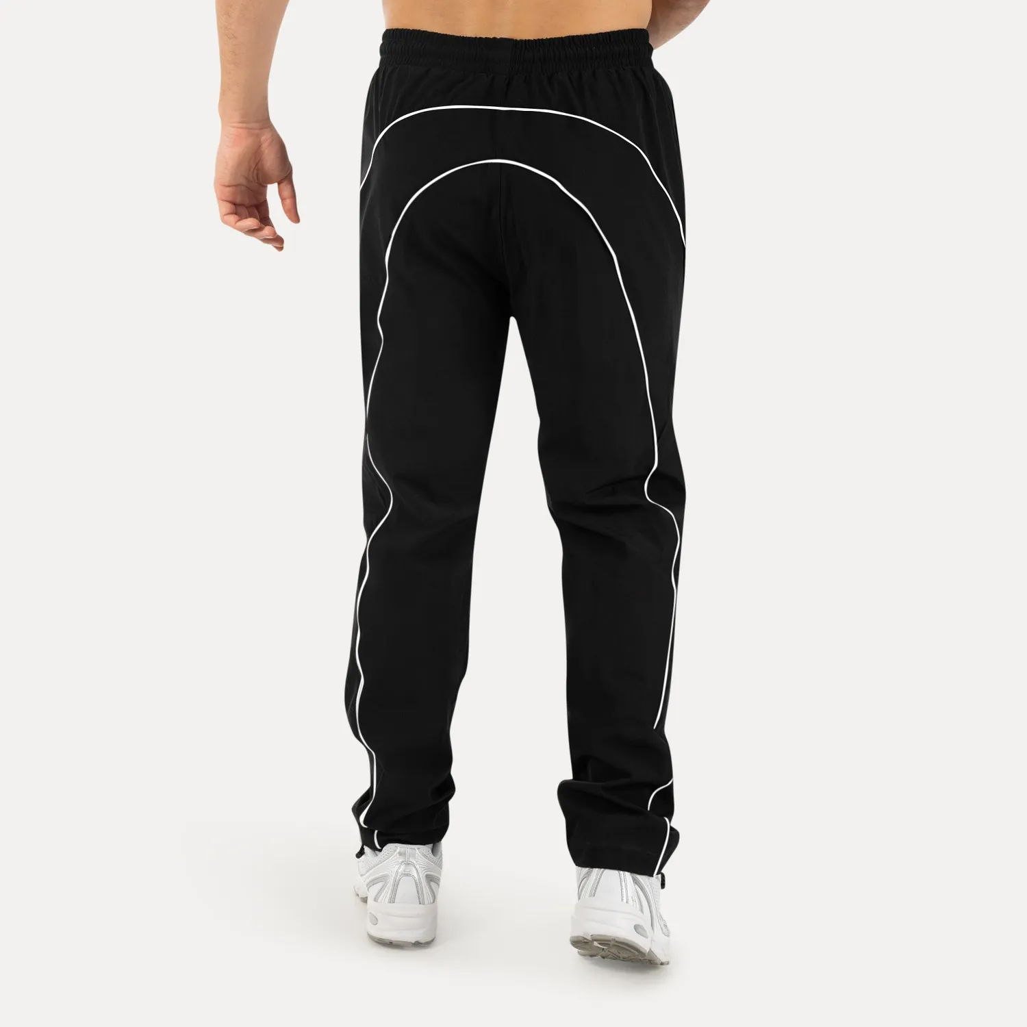Smilodox Kyson Trainingshose Herren Schwarz Oversize