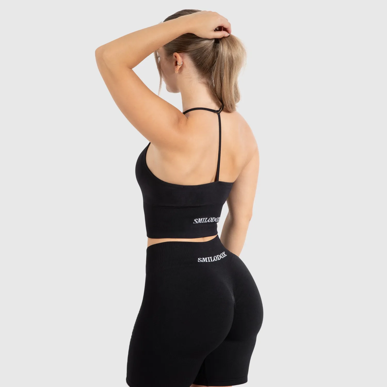 Smilodox Lunara Maria Solid Top Schwarz Lang
