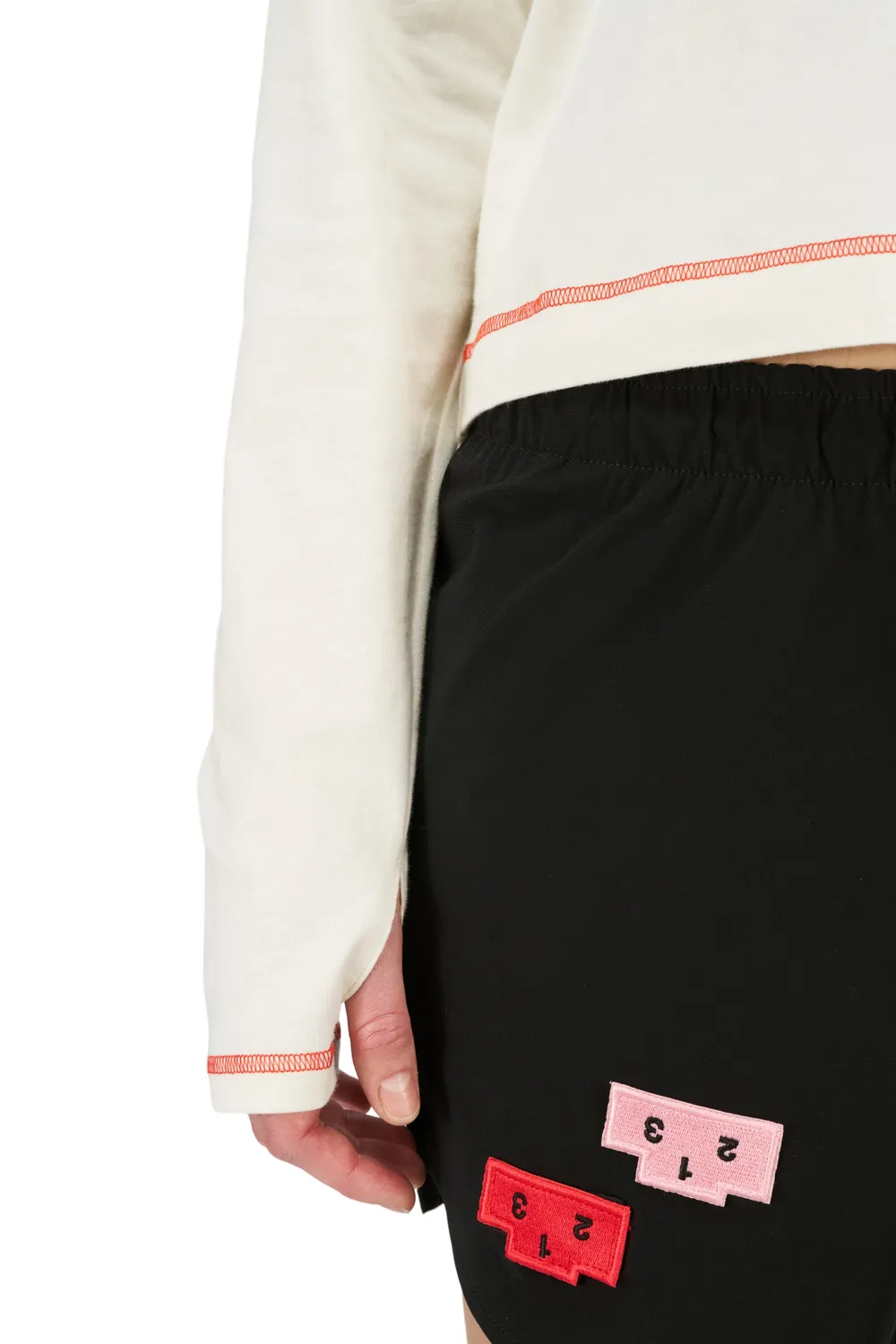 UNNA Jogging 4 Fun Langarmshirt weiß Damen