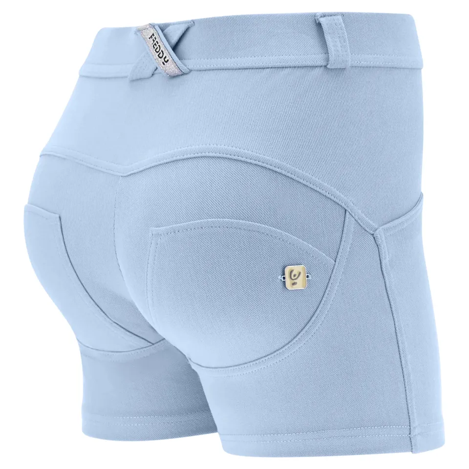 Freddy WR.UP Shorts push-up skinny Blue Fog Jersey