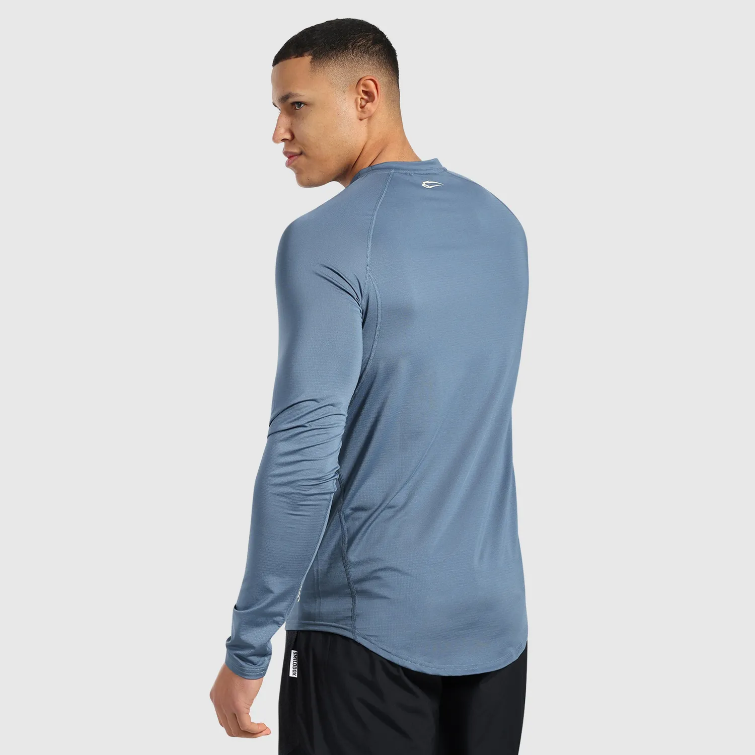 Smilodox Powerfit Longsleeve Herren Schwarz Atmungsaktiv